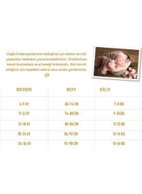 Resim Feri Atölye Ayıcık Konset Krem Taba Pantolon Salopet Takımı 