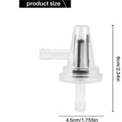 Resim Woodpool 2x Kar Arabası Şeffaf Sıralı Gaz Sağ Açı Filtre 1/4 6/7mm Bisiklet (Yurt Dışından) 
