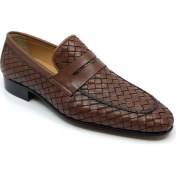 Resim Fosco Özel Örgülü Klasik Erkek Ayakkabı 2090 698 Taba 