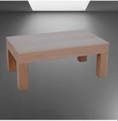 Resim Orta Sehpa KÜT Model Ahşap Kayın Ayak Mdf HAM Tabla Kutu içinde sevk El Yapım 