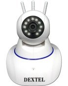 Resim DEXTEL 360º Gerçek Hd Wifi Kablosuz 3 Antenli Ip Bebek Ve Güvenlik Kamerası 