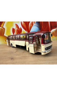 Resim scntoys Mercedes Benz 1:24 Şehirler Arası Otobüs Nostaljik Klasik Mercedes Diecast Otobüs Sesli Işıklı 25CM 