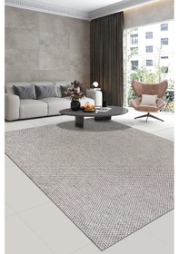 Resim Youdayhomecollection Vale -gri/bej - Mutfak,koridor-kaydırmaz Taban- Robot Süpürgeye Uyumlu-kolay Temizlenebilir-sisal - 160x350 Çok Renkli 