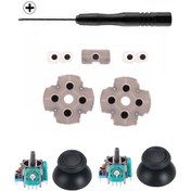 Resim PS5 Analog Motor Topuz İç Lastik Versiyon 1 Tamir Seti PS5 Tornavida Playstation 5 Kol Tamiri 