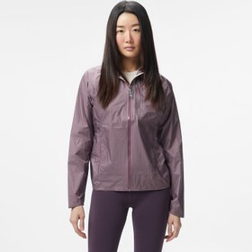 Resim Salomon Bonatti Kadın Mor Koşu Yağmurluğu 