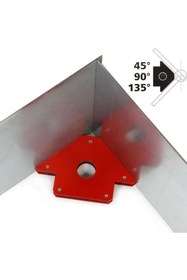 Resim Genel Markalar Manyetik Açılı Kaynak Tutucu Mıknatıs, 50 Lbs Manyetik Kaynak Gönyesi 