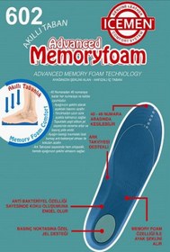Resim Advanced Memory Foam Akıllı Tabanlık 42-44 Numara Ayak 
