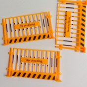 Resim 10 Adet Minyatür Sahne Konfigürasyon Çiti, Plastik Malzeme, Mühendislik Çit Yaratıcı Süsleme DIY Kum Tablosu Dekorasyonu 