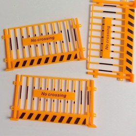 Resim 10 Adet Minyatür Sahne Konfigürasyon Çiti, Plastik Malzeme, Mühendislik Çit Yaratıcı Süsleme DIY Kum Tablosu Dekorasyonu 