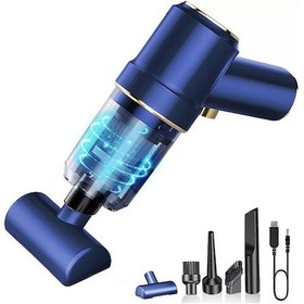 Resim Araba Elektrikli Süpürgesi Yüksek Emiş Gücü Islak Ve Kuru Şarj Edilebilir Taşınabilir El Tipi Mini Elektrikli Süpürge Ev Ve Arabalar İçin 3826 