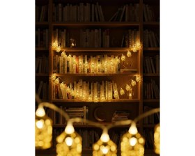 Resim Belle Fusion Mey Ithalat® Dekoratif Ramazan LED Işık Pilli Cami Tasarımlı Zincir Aydınlatma 