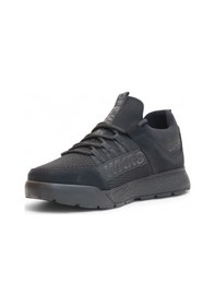 Resim 2200-wickers Anatomik Tabanlı Unisex Bağcıksız Sneakers Ayakkabı Siyah 