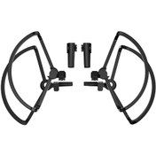 Resim Geeksen Djı Mavic Mini İçin Entegre İniş Tabanı Ve 360 Perde Koruması - 31mm Yükseklik Artırıcı Siyah Plastik Koruyucu Seti 
