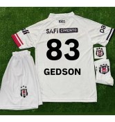Resim Legent Lady .b.e.ş.i.k.t.a.ş./ 2026 /#gedson Fernandes#/ 83 Deplasman Beyaz Çocuk Forması 4 Lü Set 
