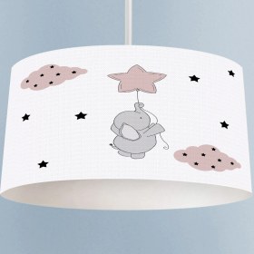 Resim Talia Home Gri Elephant Çocuk ve Bebek Odası Sarkıt Avize TLAV-133 