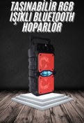 Resim Techno Stock Bluetooth Hoparlör Çift Mikrofonlu Güçlü Ses Kesintisiz Kablosuz 