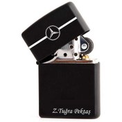 Resim Yeni Araba Hediyesi Plaka Zippo Çakmak 