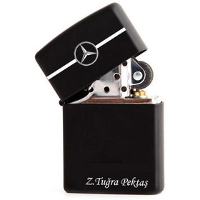 Resim Yeni Araba Hediyesi Plaka Zippo Çakmak 