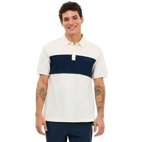 Resim Skechers M Colourblock Polo Erkek T-Shirt Beyaz 