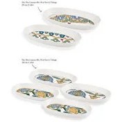 Resim Limoncello Oval Servis Takımı 6 Parça The Mia