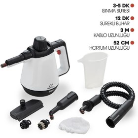 Resim PiranTech CB-02A Buharlı Temizlik Makinası - Buharlı Temizleyici 