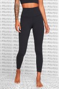 Resim Nike Yoga Luxe Leggings High Rise Yüksek Belli Lazer Kesim 7\u002F8 Toparlayıcı Soft Tayt Siyah 