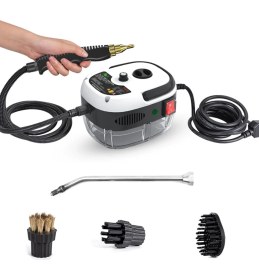 Resim Braventa Collection 2500W Yüksek Basınçlı Buharlı Temizleyici 115°C 3 Başlık Ayarlanabilir Güç Derin Temizlik Makinesi 