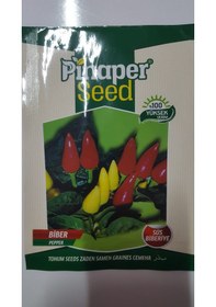 Resim Acı Biber Süs Biber Tohumu Sebze Tohumlarımız Taze Ve Yük 