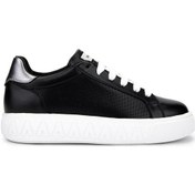 Resim Mario Valentino Kadın Hakiki Deri Siyah Sneakers & Spor Ayakkabı 1040 91v1311 Bn Ayk Y25 Black/gunmetal Siyah 