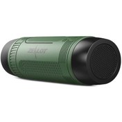 Resim Zealot S1 Yeşil Taşınabilir Bluetooth Hoparlör Kablosuz Bisiklet Hoparlörü Fm Radyo Açık Hava Su Geçirmez Boombox Destek Tf Kart, Aux, El Feneri 