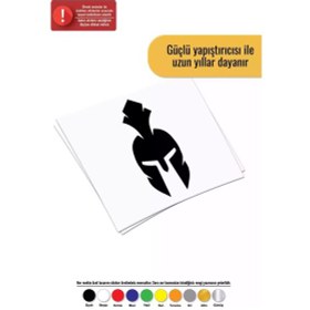 Resim Gladyatör Miğferi - Araç, Oto, Laptop, Duvar Uyumlu Sticker 10 20 Cm 