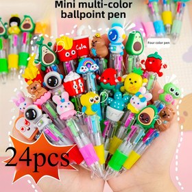 Resim Rastgele 12/24/36 Sevimli Tükenmez Kalem, Ergonomik Yuvarlak Tabanca, Orta Uç, Çubuk Yapısı, Çeşitli Sevimli Tasarımlar, Okul ve Ofis Malzemeleri için Uygun 