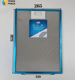 Resim Balay: 3BC866XM | 265x358 mm | Aspiratör & Davlumbaz Tel Yağ Filtresi | Model: 00703451| 26,5x35,8 mm 
