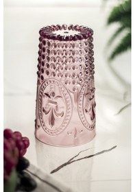 Resim Akrilik Mürdüm Tekli Uzun Bardak & Su Meşrubat Bardağı750 ml ( Büyük Boy & Cam Değildir ) 