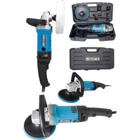 Resim Steiner Germany Technology 2800 Watt Profesyonel 6 Kademe Devir Ayarlı Pasta Cila Polisaj Makinesi Mavi 