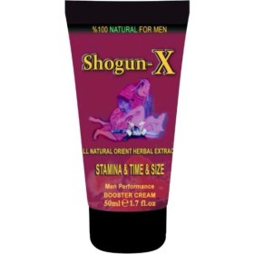 Resim Gizmur Store Shogun-X Cream Erkekler Masaj Bakım Kremi 50 ml x 1 Adet 