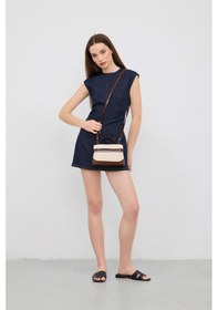 Resim Yoko Box Bag El Ve Çapraz Omuz Çanta Krem-taba Krem 