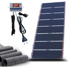 Resim Multiteknik Karbon Isıtıcı Film Dijital Termostatlı Keçeli - 80X100 