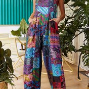 Resim Yaz Temalı Yeni Kadınlar İçin Bol Kesim Baskılı Yan Cepli Moda Bağcıklı Pantolon 