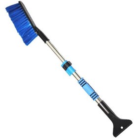 Resim Replax Otomobil Araç Cam Buz Kazıyıcı Saplı + Temizleme Fırçası Mavi 