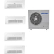 Resim Samsung Wind Free Multi Tek Yön Kaset 1+4 Sistem AJ080TXJ4KH/EA 9+9+9+9 BTU Duvar Tipi Klima 