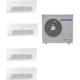 Resim Samsung Wind Free Multi Tek Yön Kaset 1+4 Sistem AJ080TXJ4KH/EA 9+9+9+9 BTU Duvar Tipi Klima 