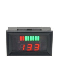 Resim Akü Doluluk Seviyesi Göstergesi Voltmetreli 