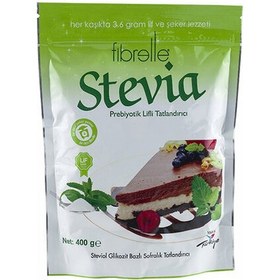 Resim Fibrelle Prebiyotik Lifli Stevia Toz Tatlandırıcı 400 G 