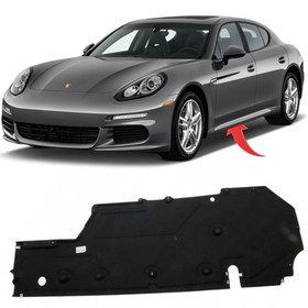 Resim Porsche Panamera Alt Taban Muhafaza Sol 2014-2016 GKL Marka 97050412121 