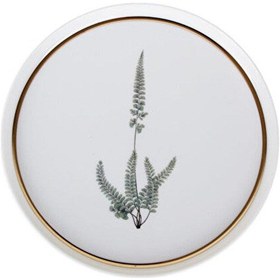 Resim Porland Botanical Desen1 Düz Tabak 21cm 04alm005040 