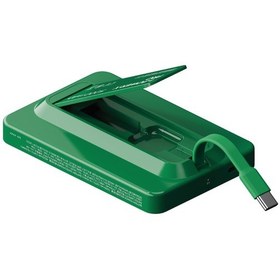 Resim Momax IP131HKG Power X Pro+Magnetic Wireless 5000 mAh Standlı + USB-C Kablo Powerbank Yeşil 