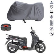 Resim Honda SH 300 Arka Çanta Uyumlu Motosiklet Branda Su Geçirmez Motor Branda 