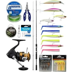 Resim Die Grup Levrek & Çi Spin Olta Seti - Shimano Kamış ve Makina ile 