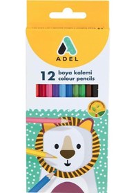 Resim Adel Kuru Boya Kalemi Tam Boy Karton 12 Renk 